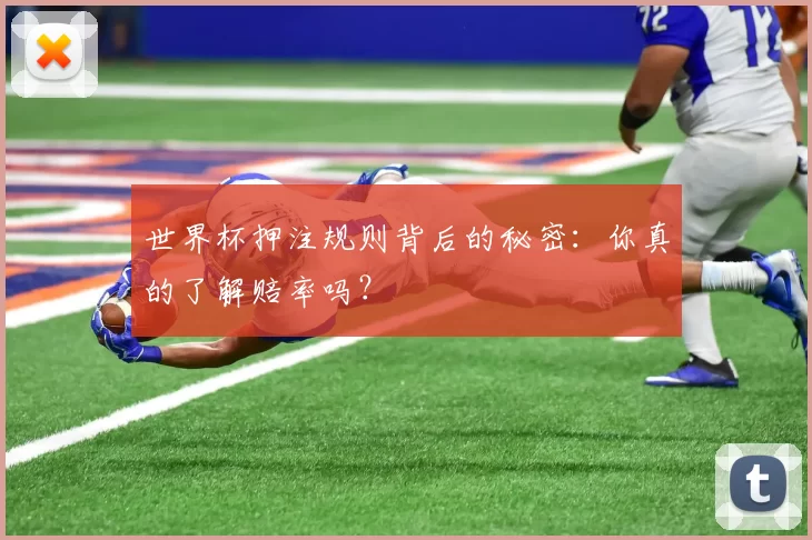 世界杯押注规则背后的秘密:你真的了解赔率吗?