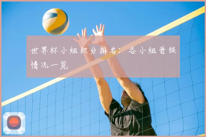 世界杯小组积分排名：各小组晋级情况一览