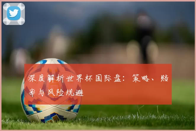深度解析世界杯国际盘:策略、赔率与风险规避