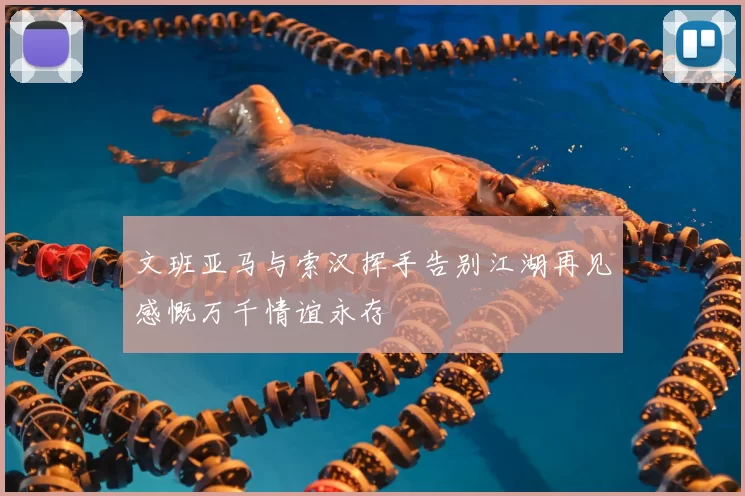 文班亚马与索汉挥手告别江湖再见感慨万千情谊永存